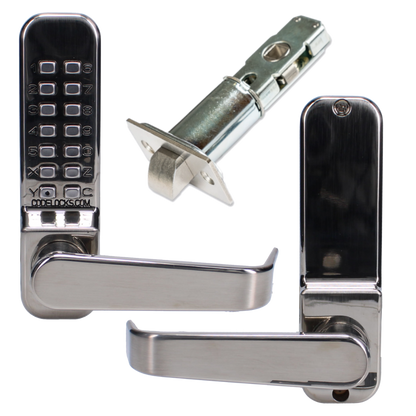 CODELOCKS CL0440 / CL0445 Stainless Steel Digital Gate Lock With Adjustable Latch