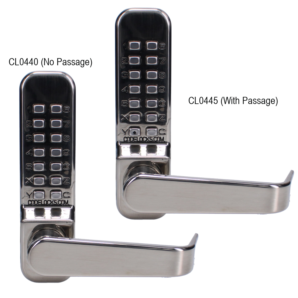 CODELOCKS CL0440 / CL0445 Stainless Steel Digital Gate Lock With Adjustable Latch