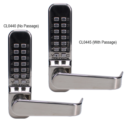 CODELOCKS CL0440 / CL0445 Stainless Steel Digital Gate Lock With Adjustable Latch