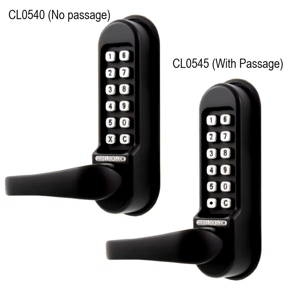 CODELOCKS CL0540 / CL0545 Marine Grade Digital Gate Lock With Adjustable Latch