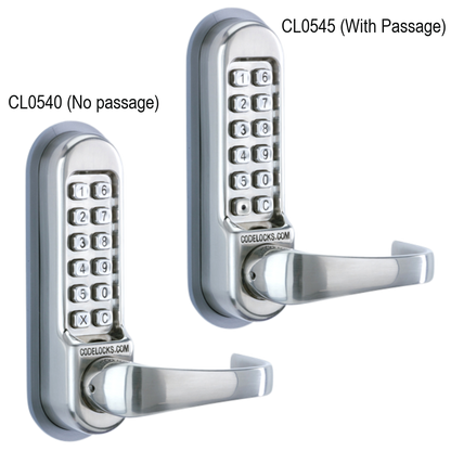 CODELOCKS CL0540 / CL0545 Stainless Steel Digital Gate Lock With Adjustable Latch