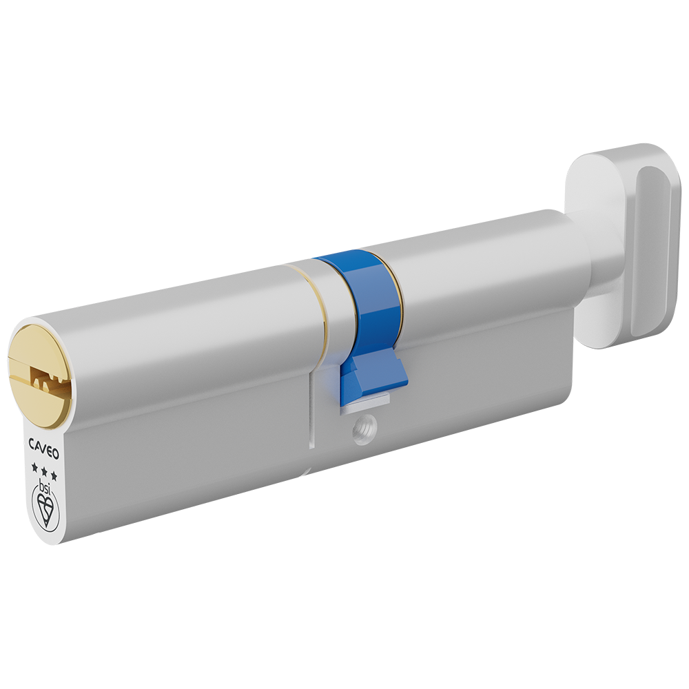 CAVEO TS007 3* Key & Turn Euro Dimple Cylinder