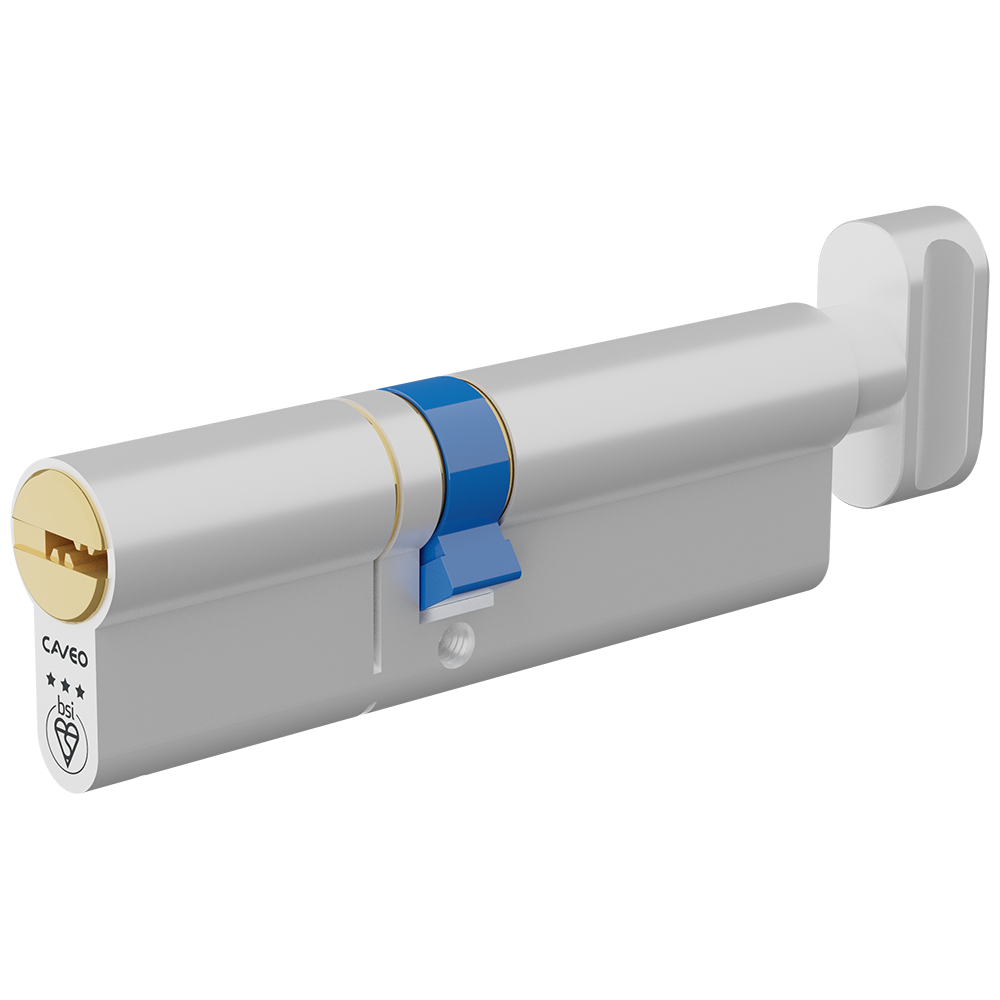 CAVEO TS007 3* Key & Turn Euro Dimple Cylinder