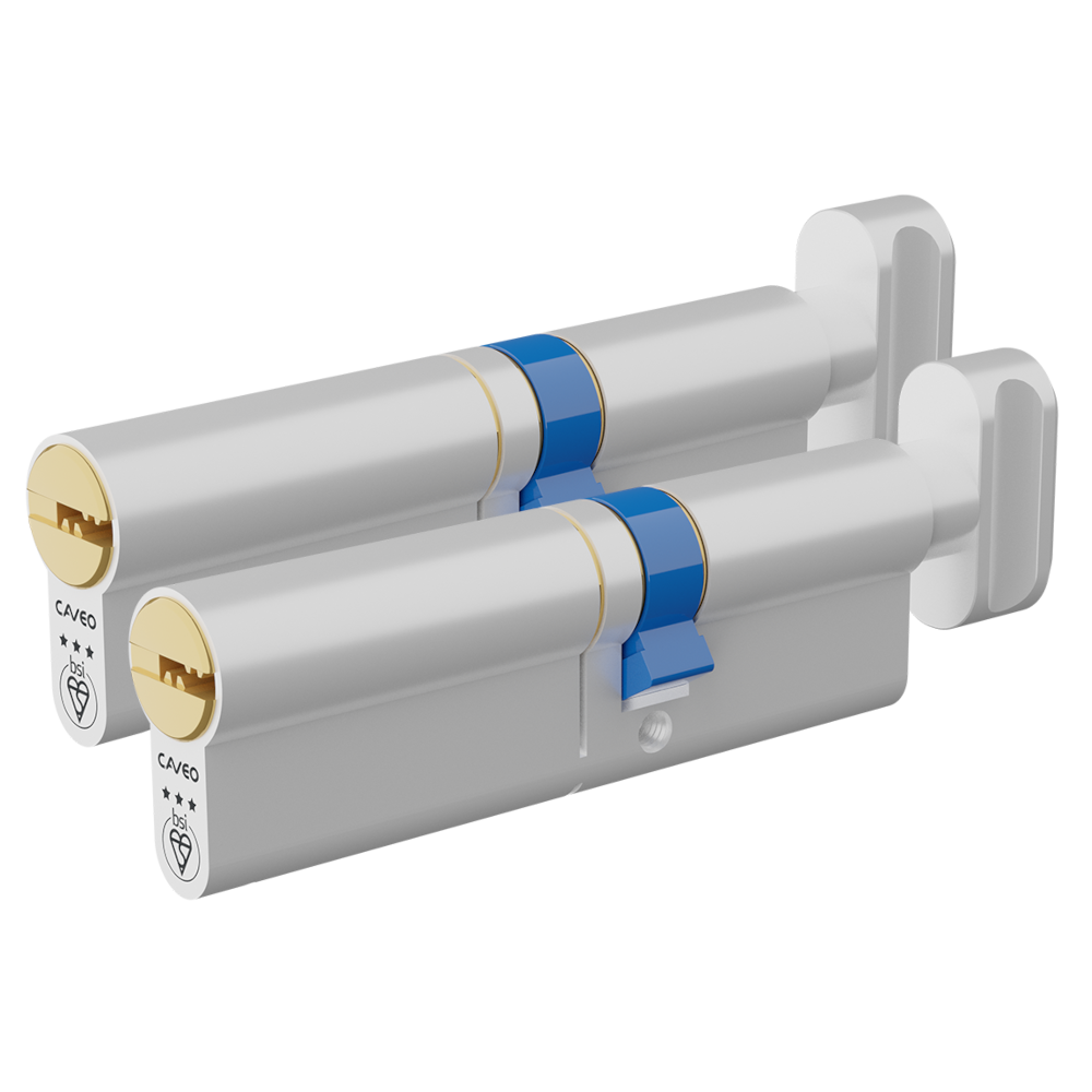 CAVEO TS007 3* Key & Turn Euro Dimple Cylinder Keyed Alike