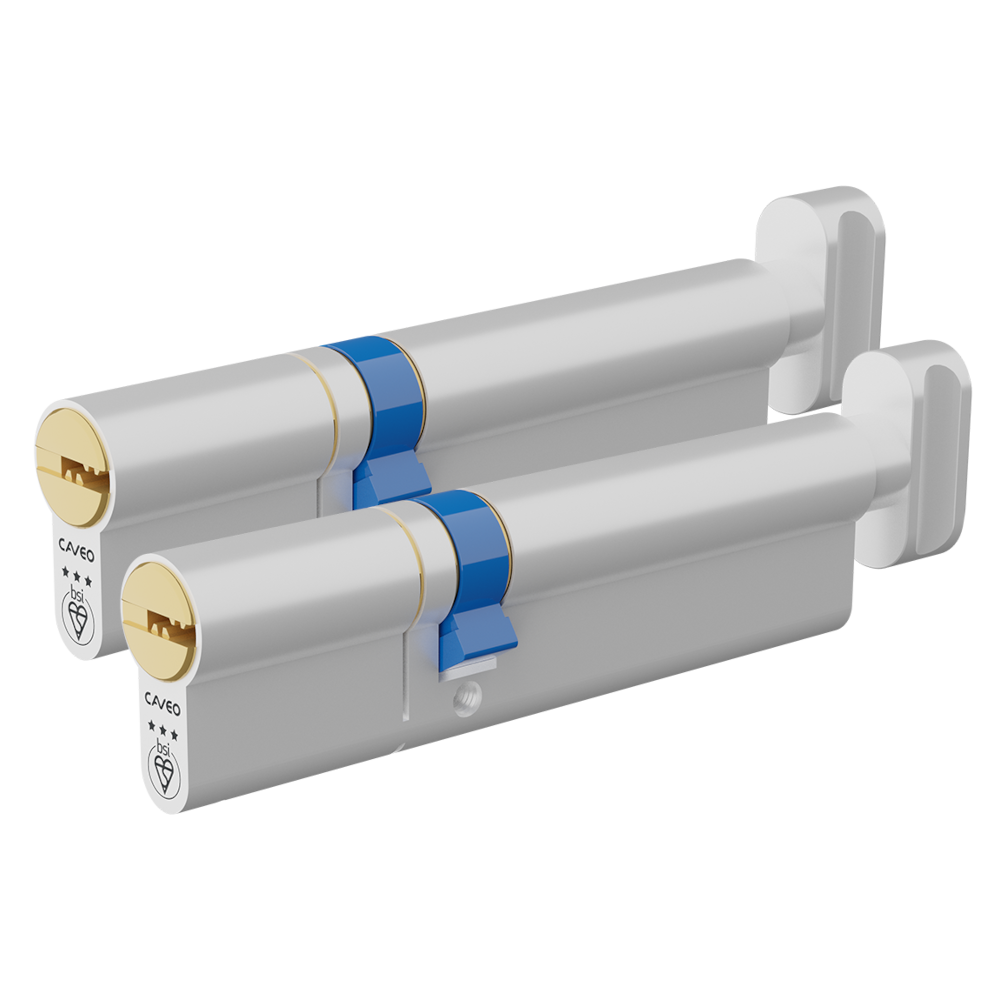 CAVEO TS007 3* Key & Turn Euro Dimple Cylinder Keyed Alike