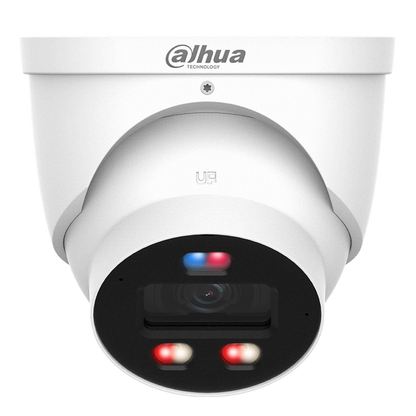 DAHUA IP Turret Dome WizSense Series 3 Network Camera With Active Deterrence 30 Metre IR 12V DC