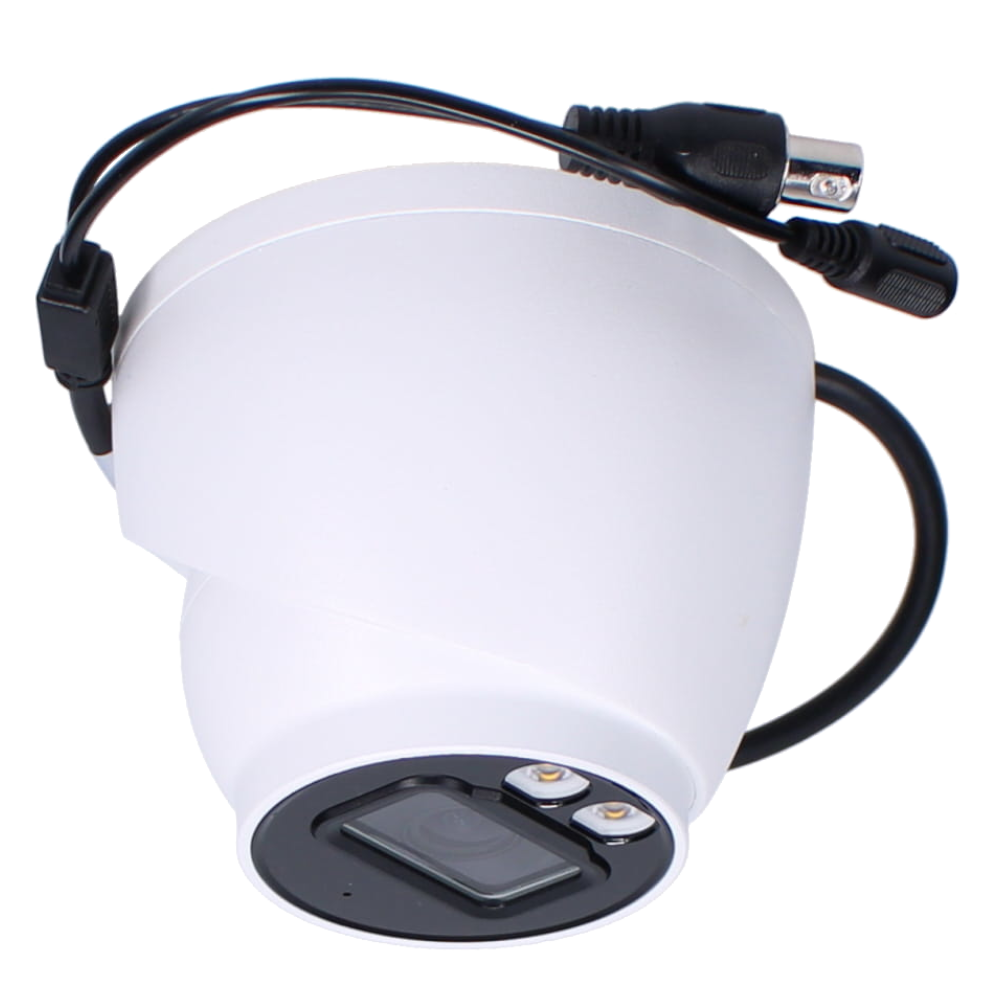 DAHUA HDCVI Turret Dome (Eyeball) Camera 5MP Full Colour 40 Metre IR 12V DC