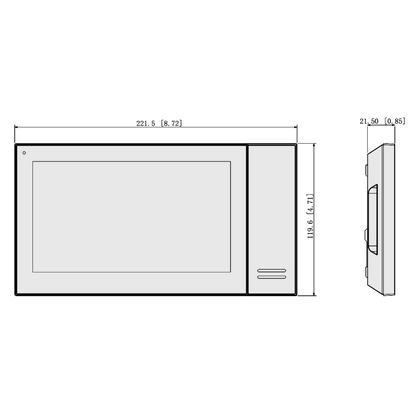 DAHUA Video Door Entry VTH2 Series Indoor Monitor IP Economy 7 Inch Touchscreen