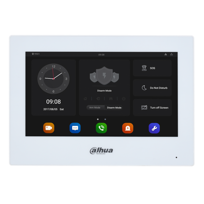 DAHUA Video Door Entry VTH5 Series Indoor Monitor IP Wi-Fi Android 7 Inch Touchscreen
