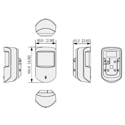 DAHUA Airshield Wireless PIR/Microwave Detector Dualtech ARD2231-W2(868)