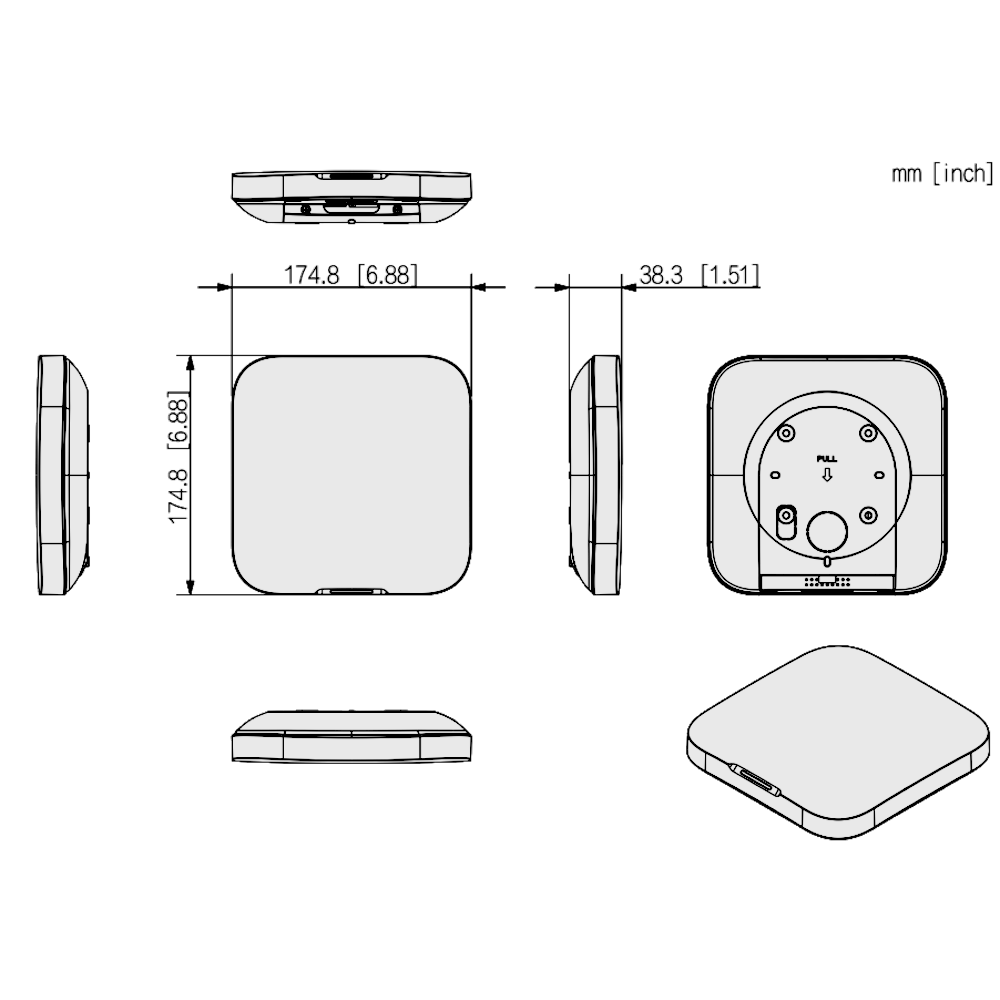 DAHUA Airshield Wireless Alarm Hub2 4G (Up To 150 Devices) ARC3800H-FW2(868)