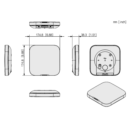 DAHUA Airshield Wireless Alarm Hub2 4G (Up To 150 Devices) ARC3800H-FW2(868)