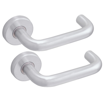 ECLIPSE Lever On Rose RTD Aluminium Handle Set