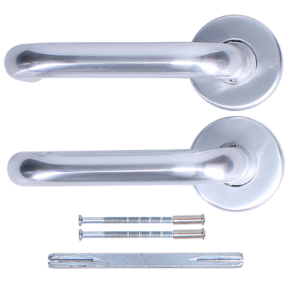 ECLIPSE Lever On Rose RTD Aluminium Handle Set