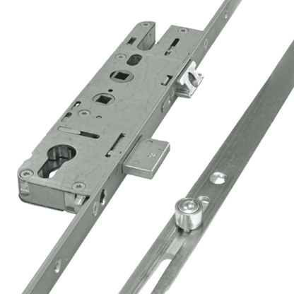 ELITE Standard Lever Operated Latch & Deadbolt Twin Spindle Designed To Accept Optional Shootbolts - 2 Hook 4 Roller
