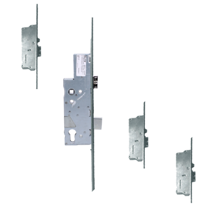 ELITE Heritage Key Wind Locking Lever Operated Latch & Deadbolt Single Spindle 20mm Faceplate - 3 Deadlocking Latch Bolts