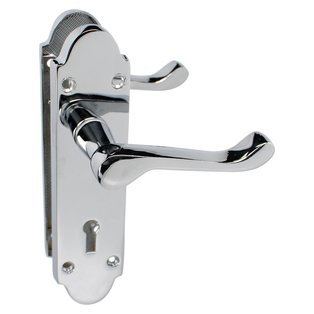 EPSOM Lever Lock Plate Door Handles