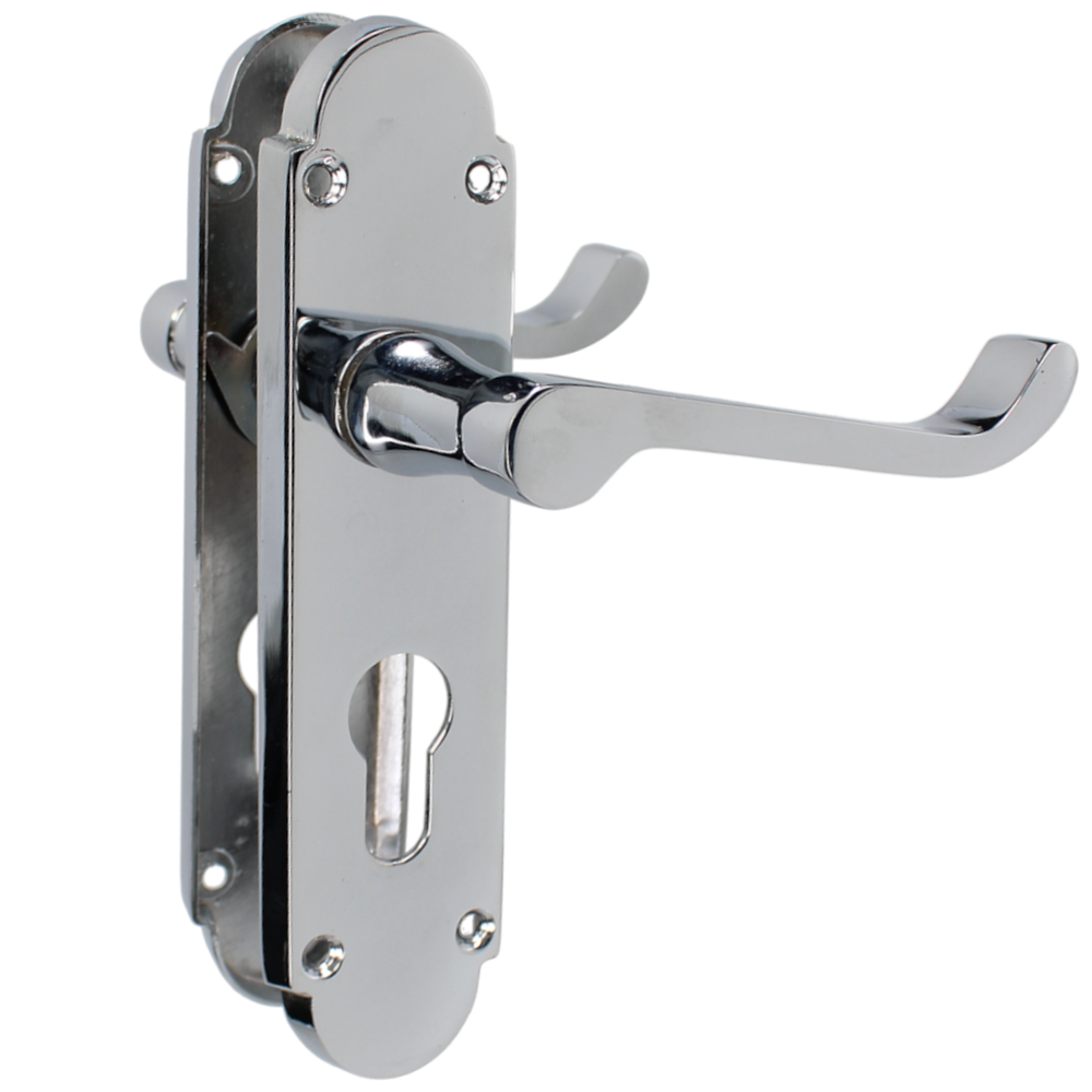 EPSOM Lever Euro Plate Door Handles