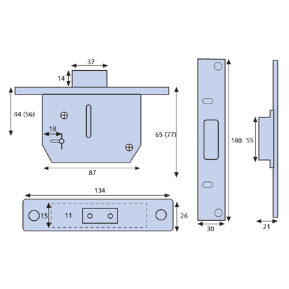 ERA 201 & 301 Viscount 5 Lever Deadlock
