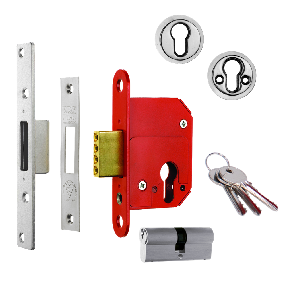 ERA 263 & 363 Fortress BS Euro Deadlock With Cylinder