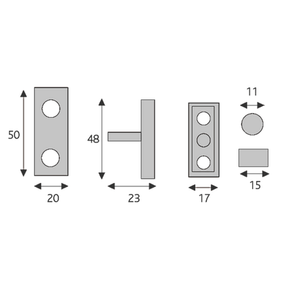 ERA 820 Locking Casement Stay Pin