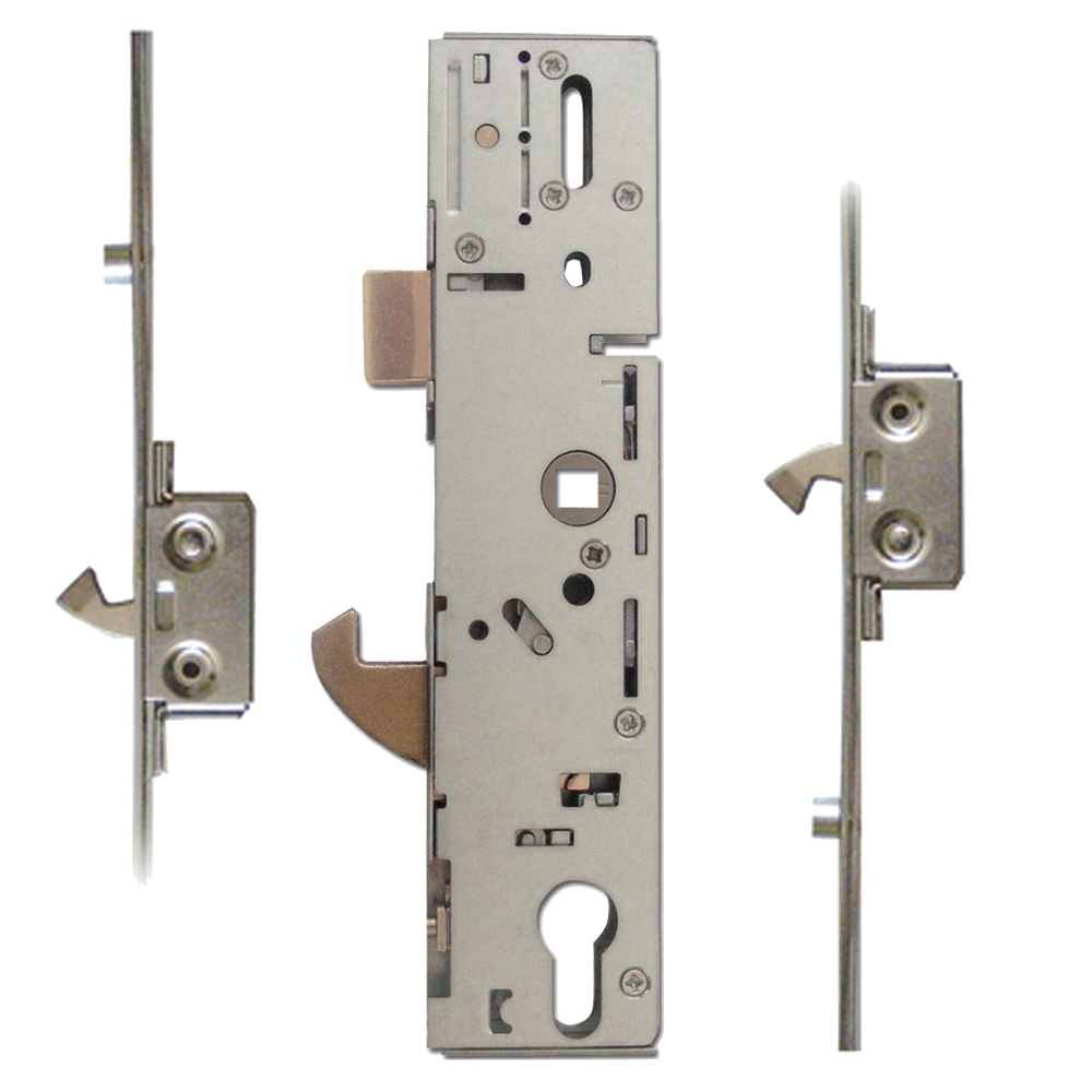 ERA 6635 Lever Operated Latch & Hook Split Spindle 16mm - 2 Hook & 2 Roller