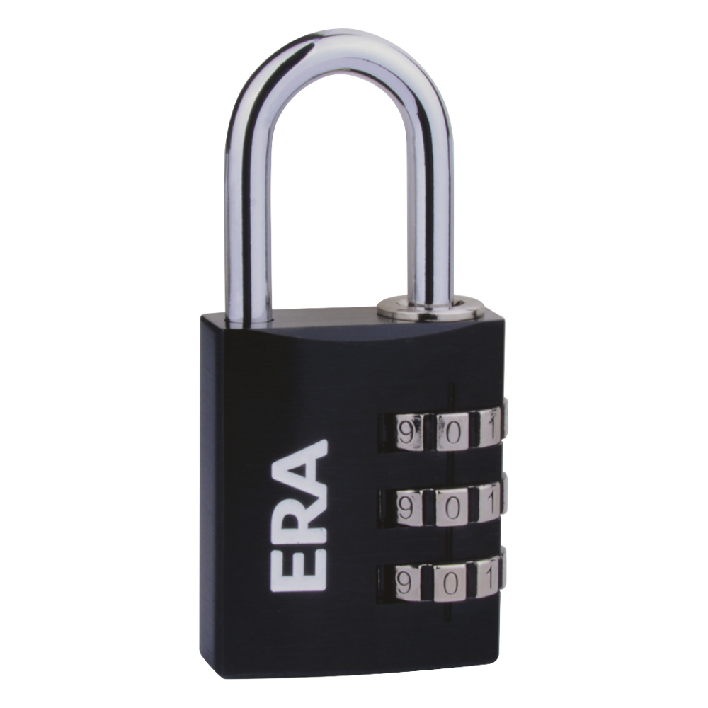 ERA Black Combination Padlock