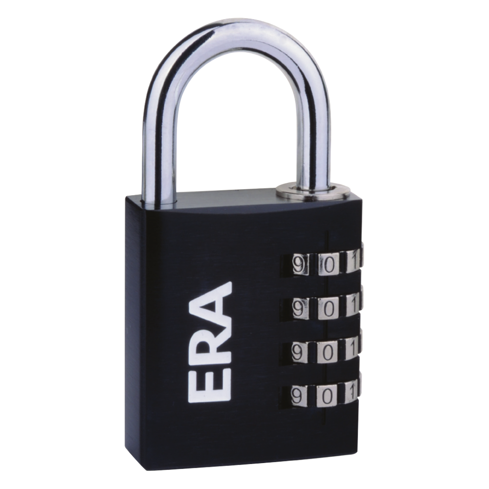 ERA Black Combination Padlock