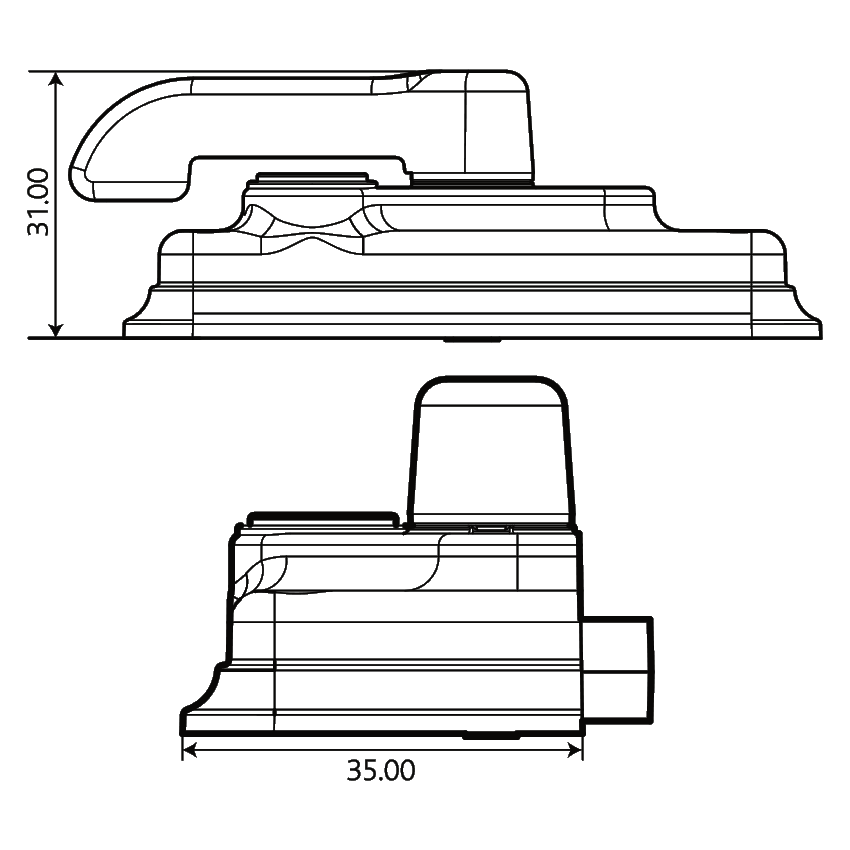 ERA Standard Classic Lever Pivot Lock