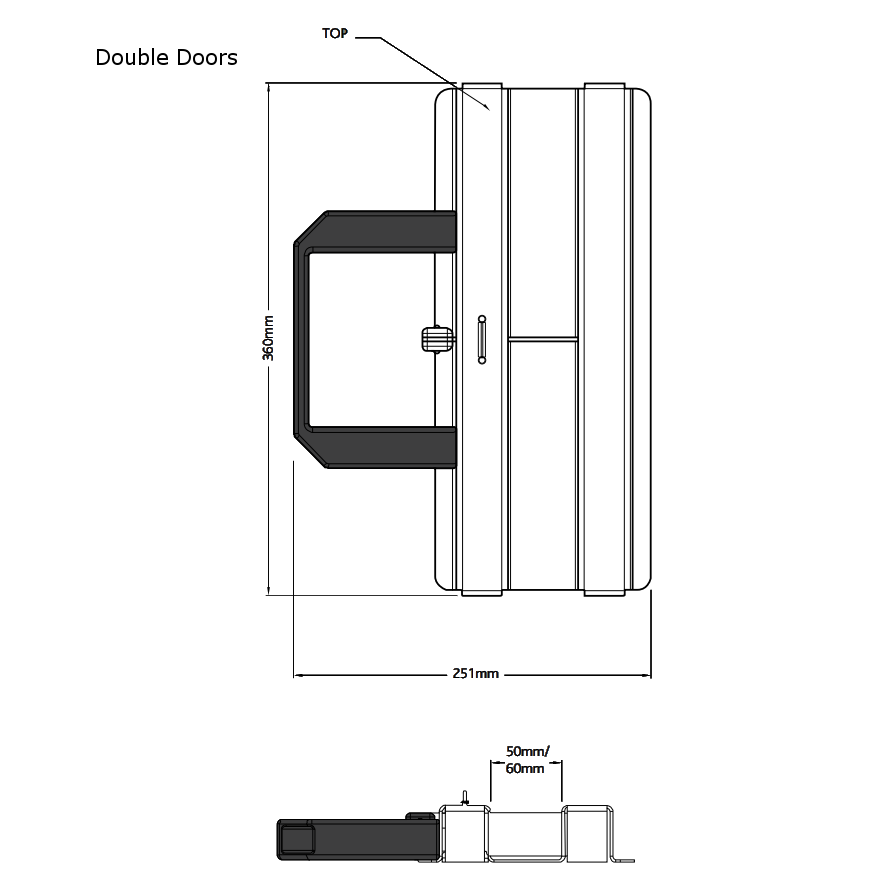 ERA Lockdown Door Barricade for Double Doors