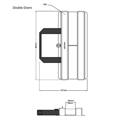 ERA Lockdown Door Barricade for Double Doors
