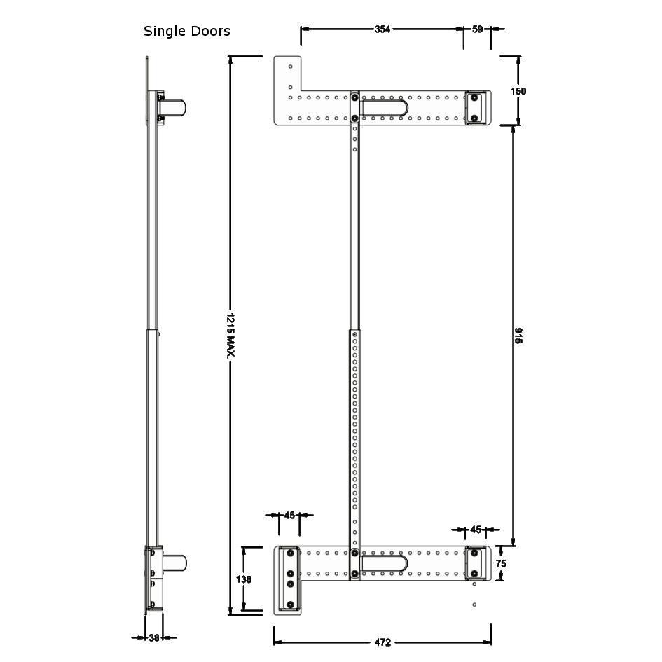 ERA Lockdown Door Barricade for Single Doors