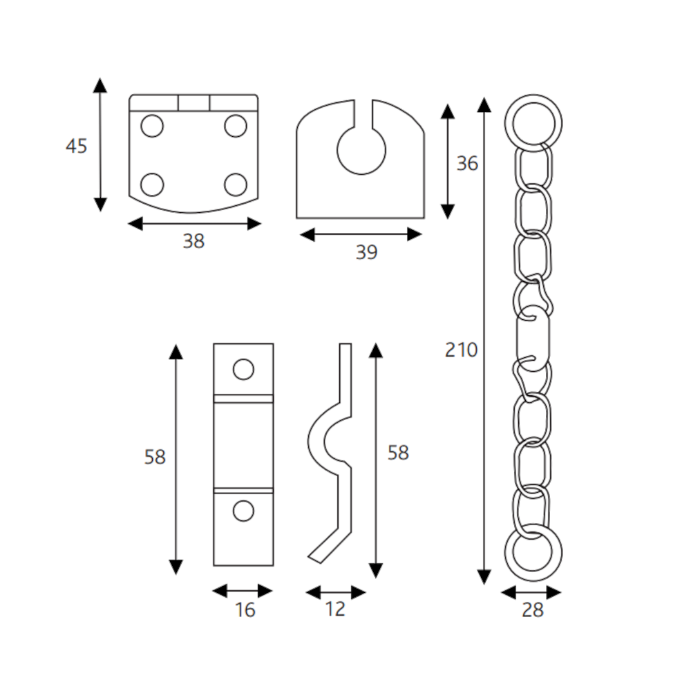 ERA TS003 Certified Door Chain