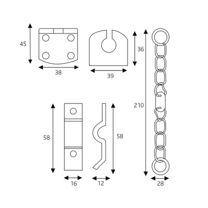 ERA TS003 Certified Door Chain