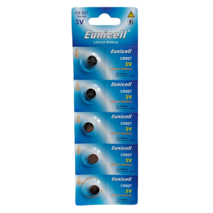 EUNICELL 3V CR927 Button Cell Battery (5 PER CARD)