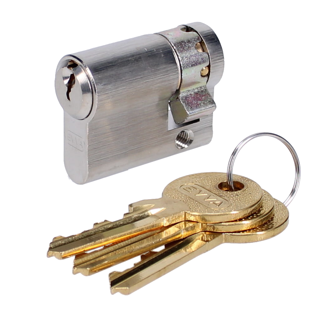 EVVA A5 HZ Euro Half Cylinder With Adjustable Cam KD
