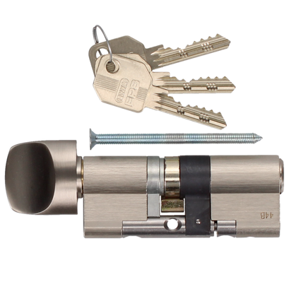 EVVA EPSnp KDZ Key & Turn Euro Cylinder Keyed To Differ 3 Keys TS007 3*