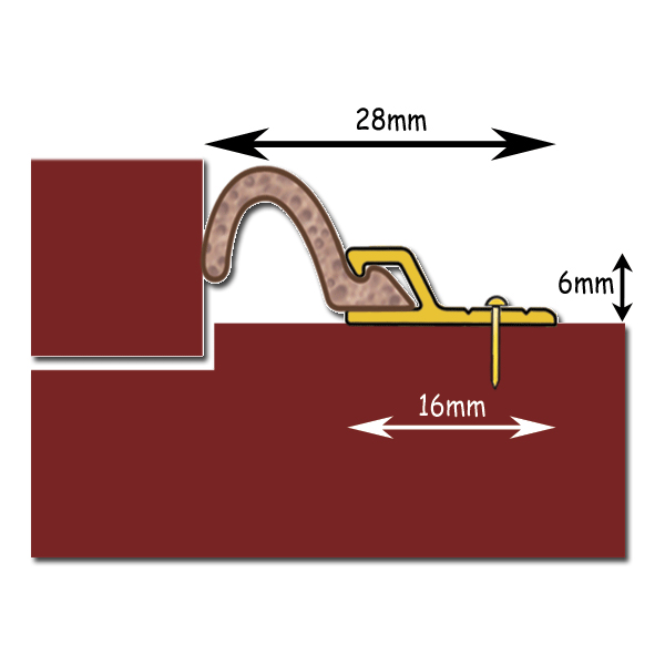 EXITEX QDS Screw Fixed Door Surround Seal