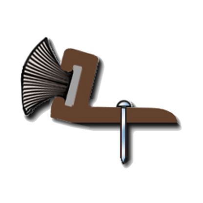 EXITEX Pin Fixed Pile Weather Set Brush Seal