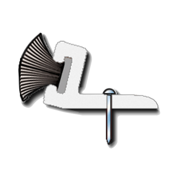 EXITEX Pin Fixed Pile Weather Set Brush Seal