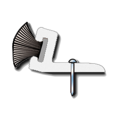 EXITEX Pin Fixed Pile Weather Set Brush Seal