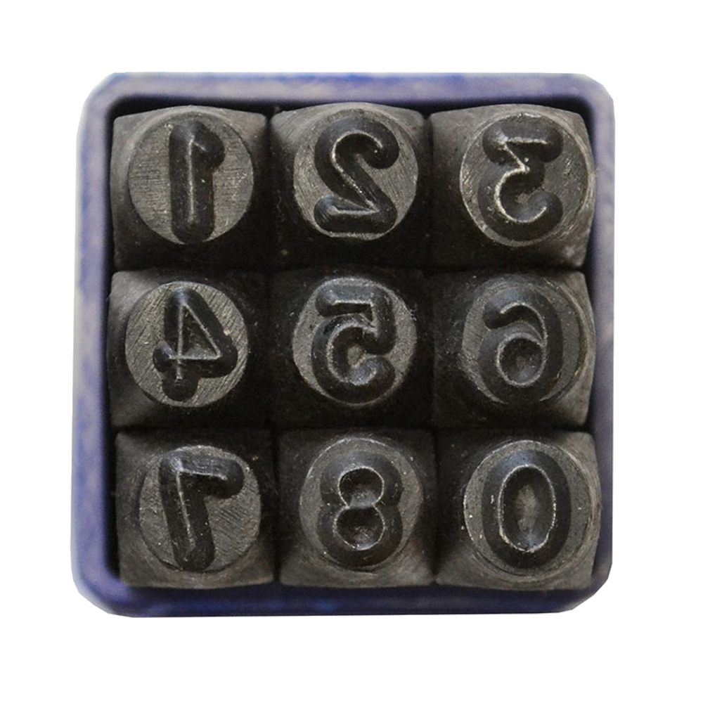 FAITHFULL Number Punch Set - 9 Piece Set