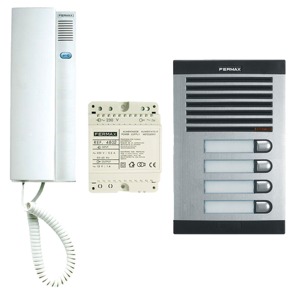 FERMAX 6204 4 Way Citymax Audio Door Entry Kit