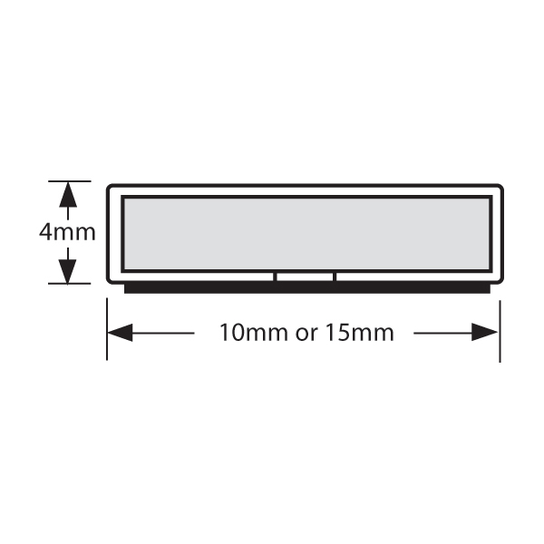 FIRESTOP Intumescent Strip 2.1m x 4mm Fire Only Seal
