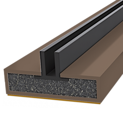 FIRESTOP Intumescent Strip 2.1m x 4mm Fire & Smoke Double Fin Seal
