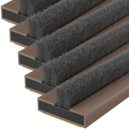 FIRESTOP Intumescent Strip 1.05m x 4mm Fire & Smoke Brush Seal (Pack Of 5)