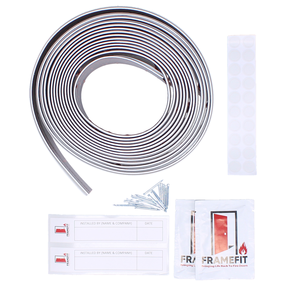 FRAMEFIT Fire Door High Expansion (HE) Intumescent & Smoke Seal 5.2 Metre Roll
