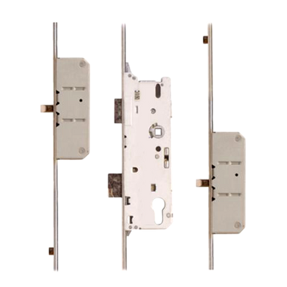 FUHR Lever Operated Latch & Deadbolt - 2 Round Bolt 2 Roller