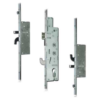 FULLEX XL Lever Operated Latch & Hookbolt Twin Spindle - 2 Hook, 2 Anti-Lift & 2 Roller