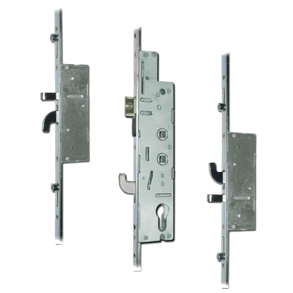 FULLEX XL Lever Operated Latch & Hookbolt Twin Spindle - 2 Hook, 2 Anti-Lift & 4 Roller